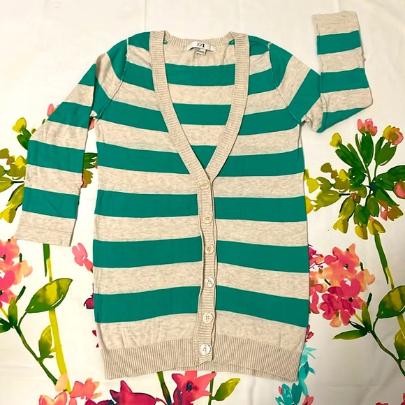 XX1 Buttoned/Stripes cardigan - Picture 1 of 5